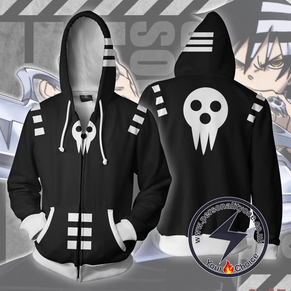 Soul Eater Death The Kid Zip Up Hoodie Jacket